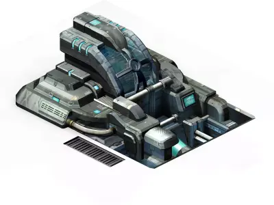 The Future of the World - Ground Small Objects 06 3D model