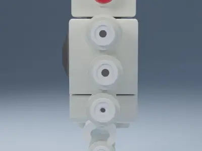 Vintage tin robot RTR-0406 model Low-poly 3D model