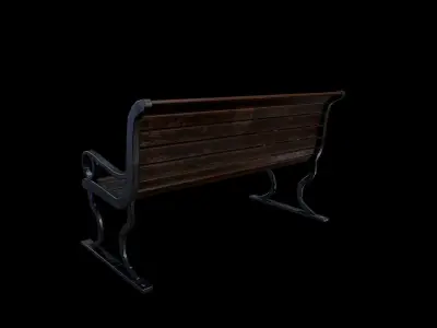 Park Bench - Gest Low-poly 3D model