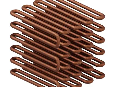 Rusty Deep Freezer Coil 3D model