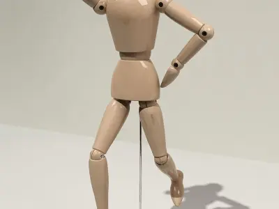 Wooden Dummy 3D model purchase