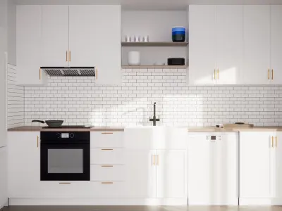 Kitchen - Shaker Style - SketchUp Model 3D model