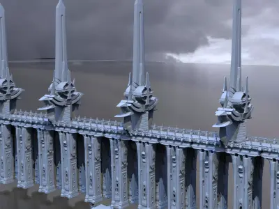Dracula swords of glory bridge 3D model