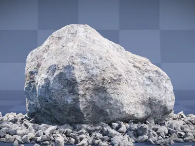 Realistic Boulder Collection 01 3D model