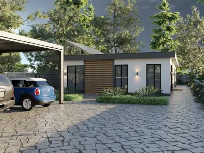 Modern House 3D model 45