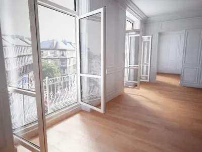 Wooden floor 3D model