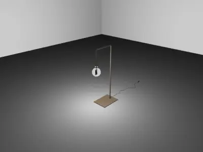 Table Lamp Low-poly 3D model