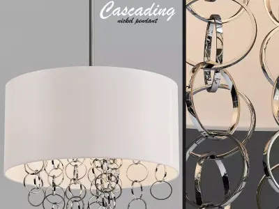 Cascading pendant light 3D model