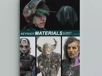 Keyshot Materials - Ultimate Bundle 3D model