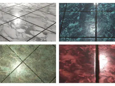 Marble Tiles 8K PBR Texture Set Texture