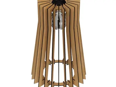 CEILING LIGHT LAMP 3D PRINT AND LASER CUT FILES MODEL 13 3D print model