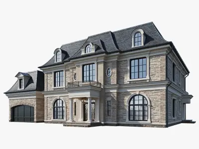 Classic house 1 3D model