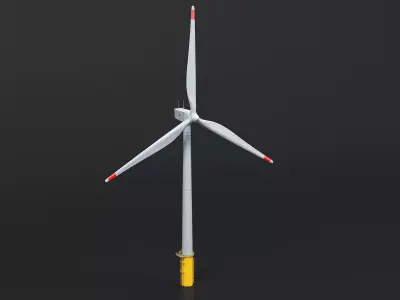 Gen Wind Turbine 3D model