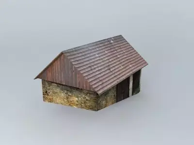 humno barn Free 3D model