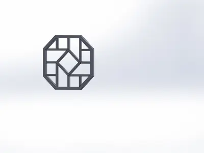 Set of Chinese window 20 PCS 3D print model