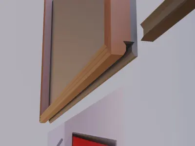 printable photo frame 3D print model