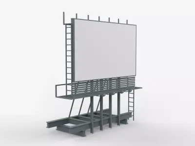 Billboard 02  3D model