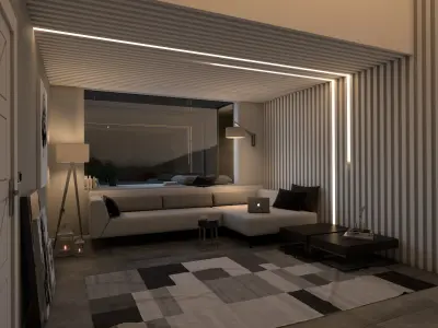 Living Room 3D model