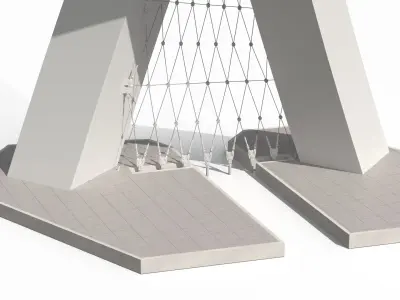  Al Wahda Arches Landmark Structure White 