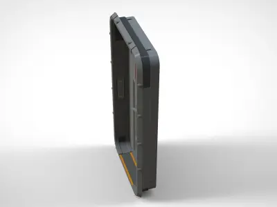 sci fi door 14 3D model