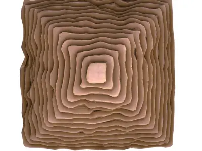 Cartoon Pyramid 3D model