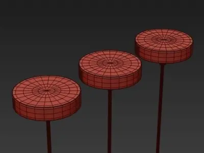 Riddle Pendant Lamp Black designed 3D model