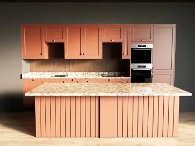 64-Kitchen4 matte 6 3D model