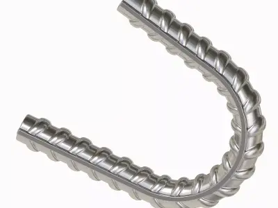 Bend TMT Bar 3D print model