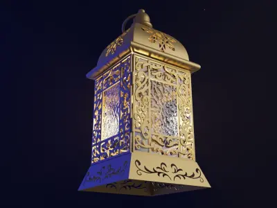 Ramadan fanous lantern Islamic 3D model