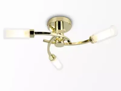 Geneva 3-Light Semi Flush Mount 3D model