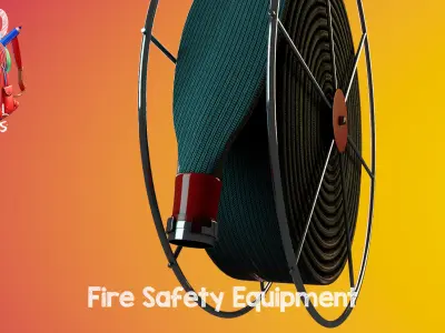 School Fire Safety Equipment - Set100 Assets - School Series  Low-poly 3D model