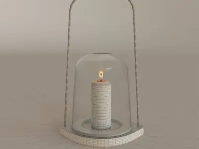 Bell Lantern by Martin Solem for Skagerak 3D model
