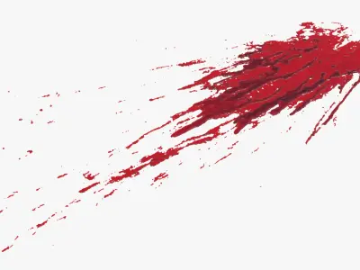Swirly Blood Splatter vol1 5 3D model