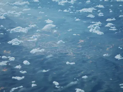 Baicheng China City Landscape 3D Model 3D model