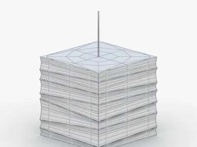 1511 - Hanging Lamp Low-poly 3D model