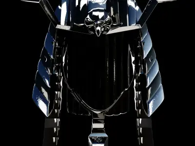 Pharaoh Eagle Hat 04 - SciFi Character Design Low-poly 3D model Low-poly 3D model