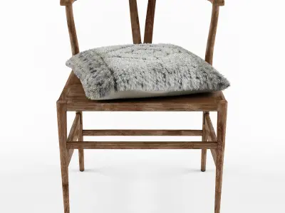 Wooden Chair by Madam Stoltz 3D model