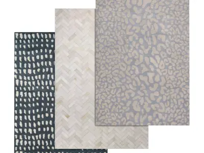 Rug Set 602 3D model