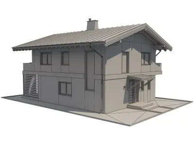 Chalet House 7 3D model