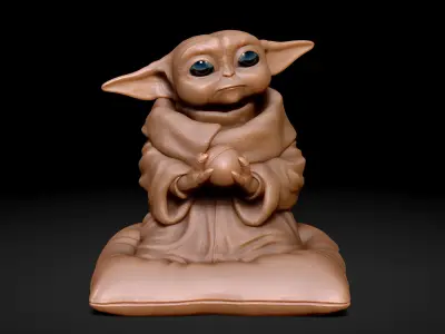 Grogu - Baby Yoda 3D print model