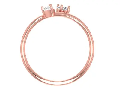 Women Light Weight Band Ring 3D print model