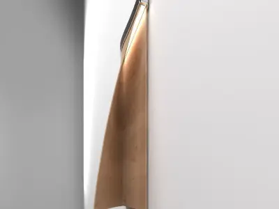 Paper light - wall lamp 3D model