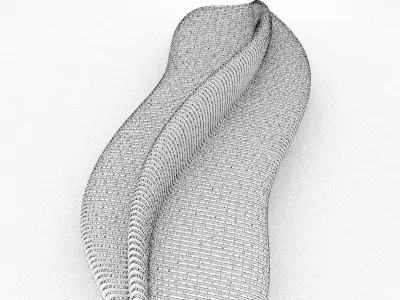 3D parametric bench 3D model