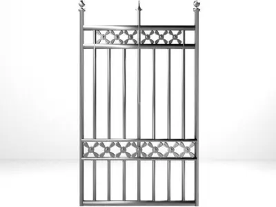Steel Gate Type 5 3D model