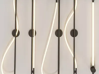 Luke  Lamp  Co  wall  light 3D model