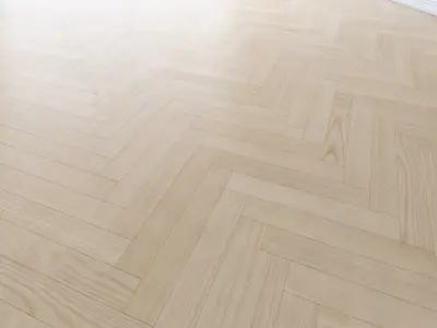 Parquet-herringbone 3 types Low-poly 3D model