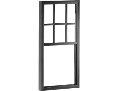 Aluminum Sliding Windows 3D model