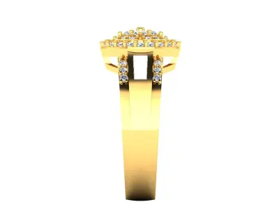Women Ring  Render 3dm STL OBJ FBX Details 3D print model 47