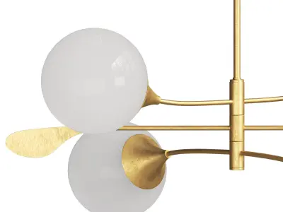 Mitzi Victoria 3 Light Chandelier 3D model