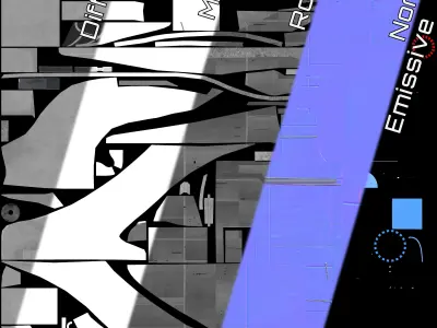 Star Trek Protostar-Class Starship Low-poly 3D model